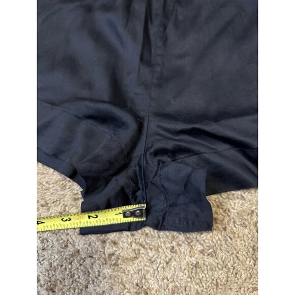 VICTORIA’S SECRET Black Romper Lingerie Sleepwear Embroidered Back Tie MEDIUM - Picture 10 of 12